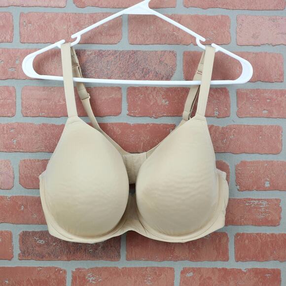 Cacique Lane Bryant Cooling French Full Coverage Underwire Bra Tan 38DDD - Picture 1 of 3